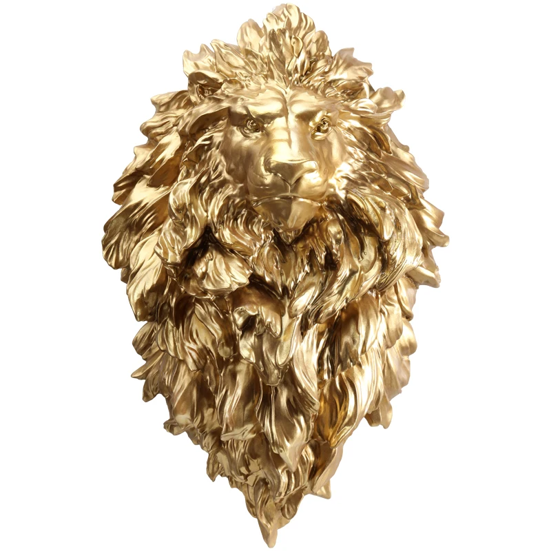 

Nordic 3D three-dimensional light luxury wall hanging living room dining room wall decoration entrance wall decoration lion head