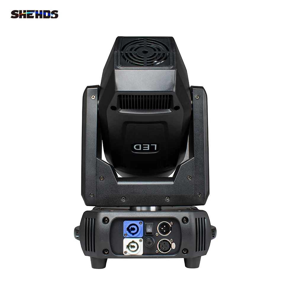 Imagem -02 - Shehds-led Beam Moving Head Light 18 Face Prism 150w Girando para dj Disco Festa Familiar Bar Boate Pcs