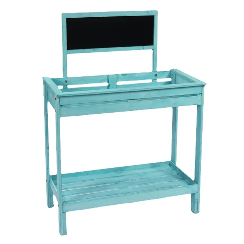 

American multi-layer white folding wooden flower stand storage rack