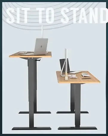 sit to stand desk