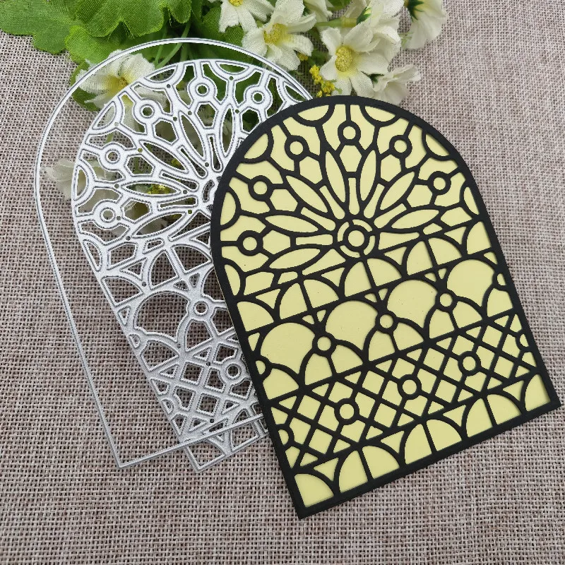 Style Window lace flowers Frame Metal Cutting Dies Stencils For DIY Scrapbooking Decorative Embossing Handcraft Templat