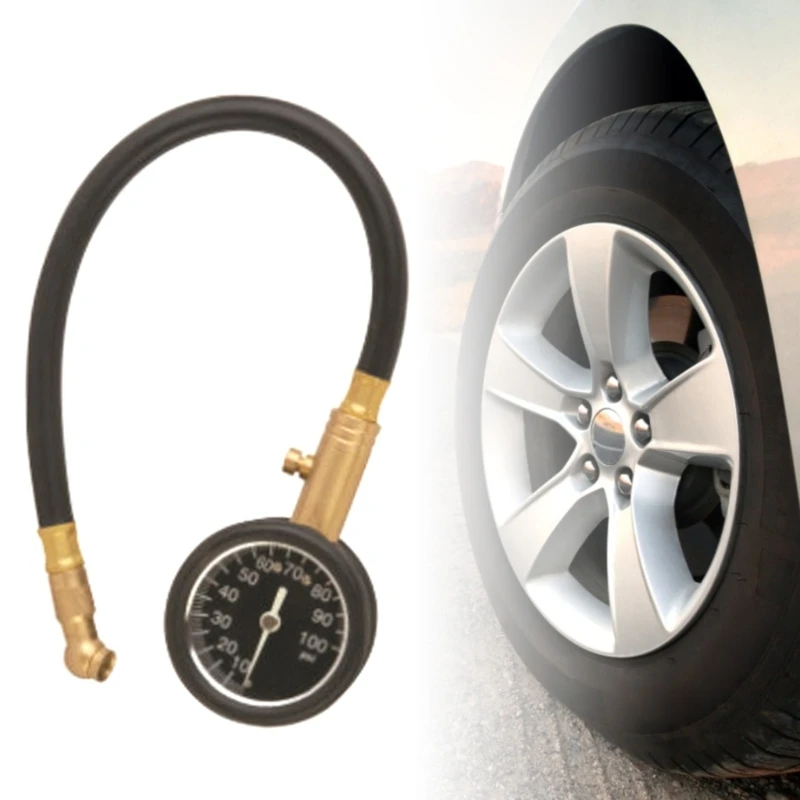 

Tire Pressure Gauges 0-60PSI Tyre Deflation Pointers Auto Tire Inflation Pressure Gauges Measurement Tool