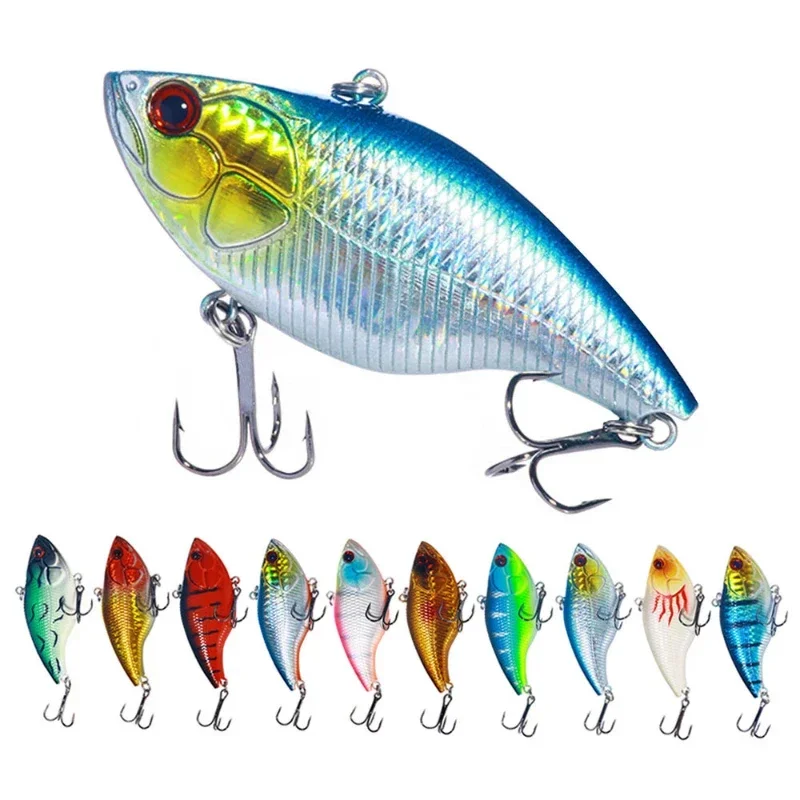 5 Peças de Isca Luya de Lançamento Longo, Isca de Pesca de Plástico com Efeito de Afundamento Lento, Cravejada de Pérolas, com Anel, para Pesca de Carpa, Isca Biónica com Movimento de Flutuação
