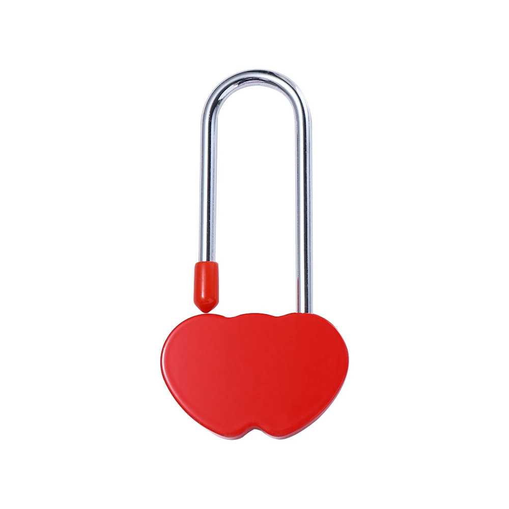 Lindo Cadeado em Forma de Coração para Casais, Amor Eterno Sem Chave, Presentes de Casamento, Cadeado de Desejos, Lembrança de Amor.