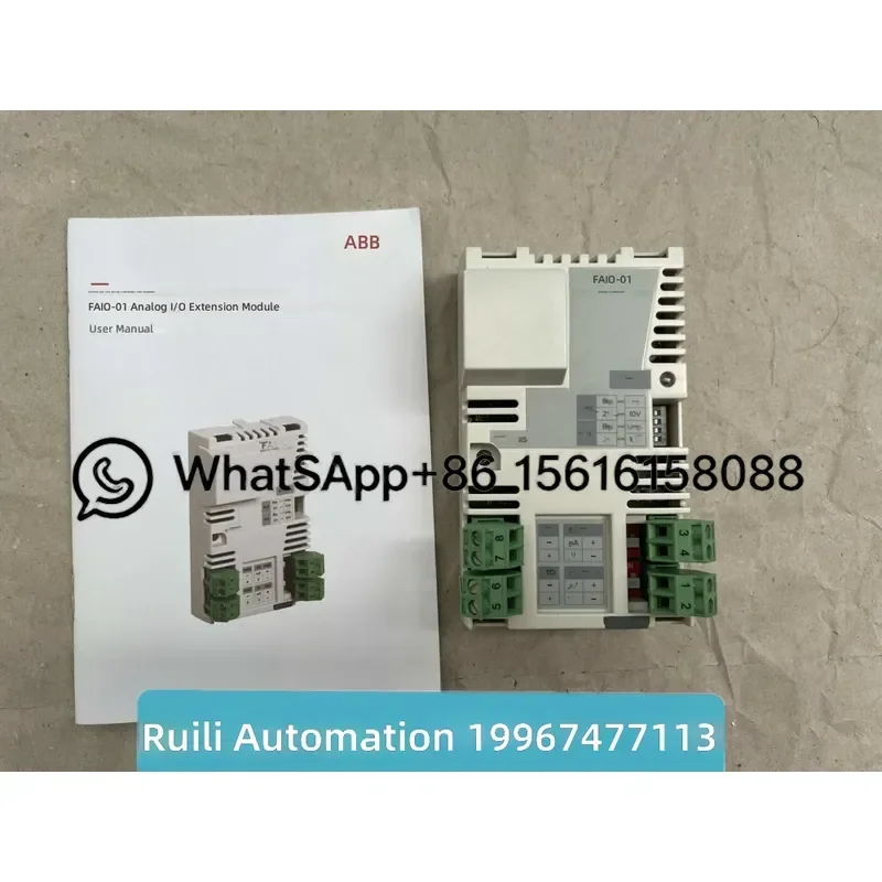 New ABB Inverter Analog Digital Expansion Module FAIO-01 FDIO-01 Genuine Stock VFD Accessory Drive Control Board PLC