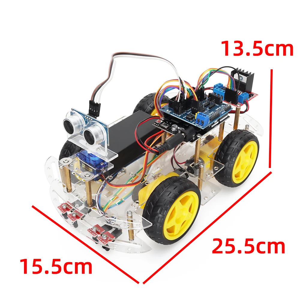 Starter Complete Smart Automation Robot Car Kit for Arduino Programming DIY Fun Robotics Educational Kits for STEM Learning Set