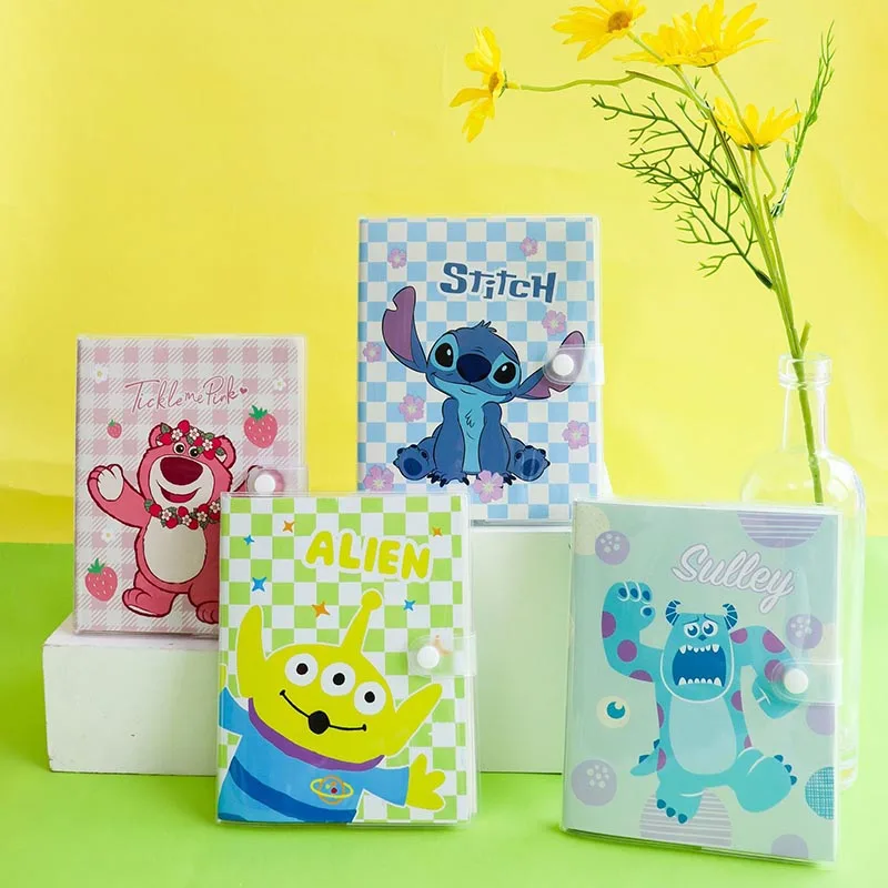 4 pcs/lot Disney Stitch Monster Memo Pad Cartoon Bear Notebook Stationery Label Notepad Post Office School Supplies