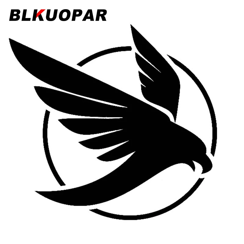 

BLKUOPAR круг птица логотип силуэт автомобиля наклейка виниловая наклейка лобовое стекло доска для серфинга водостойкий сноуборд солнцезащитный крем индивидуальная печать