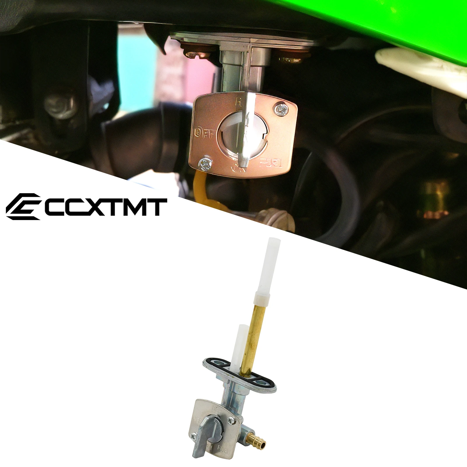 Motorcycle ATV Fuel Tank Petcock Valve Switch For Yamaha TTR 90 125 225 230 250 YFM200 YFM225 YFM250 YFM350 YFM400 Etc Universal