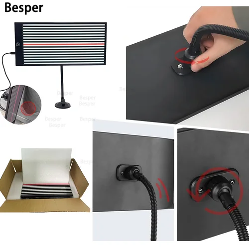 Imagen 2 del producto Besper-tablero de luz de reflexión USB de 196,85 pulgadas, herramienta profesional de tablero de luz de abolladuras, herramientas de reparación de reflexión de iluminación de reparación de automóviles