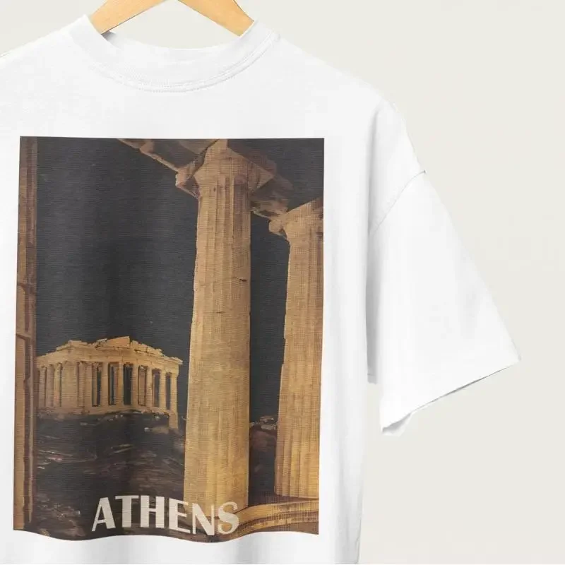 Vintage Athens T Shirt Greece Travel Parthenon SweaT Trip Vacation Retro Groups