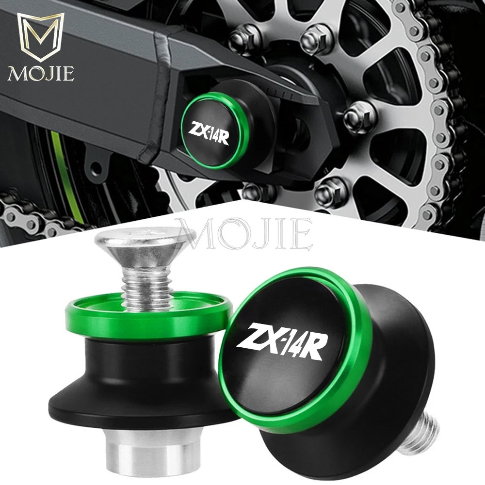 

Motorcycle M10 Swingarm Spool Rear Stand Screws Sliders For KAWASAKI Ninja ZX-14R ZX14R ZX 14R ABS 2006-2024 2023 2022 2021 2020
