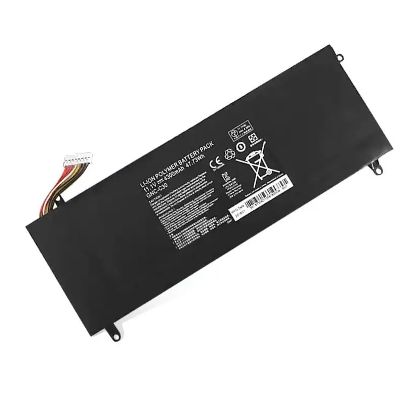 

GNC-C30 Replacement Laptop Battery for Schenker XMG C404 for Gigabyte U2442 U24F P34G V2 Gaming Series 11.1V 47.73Wh/4300mAh
