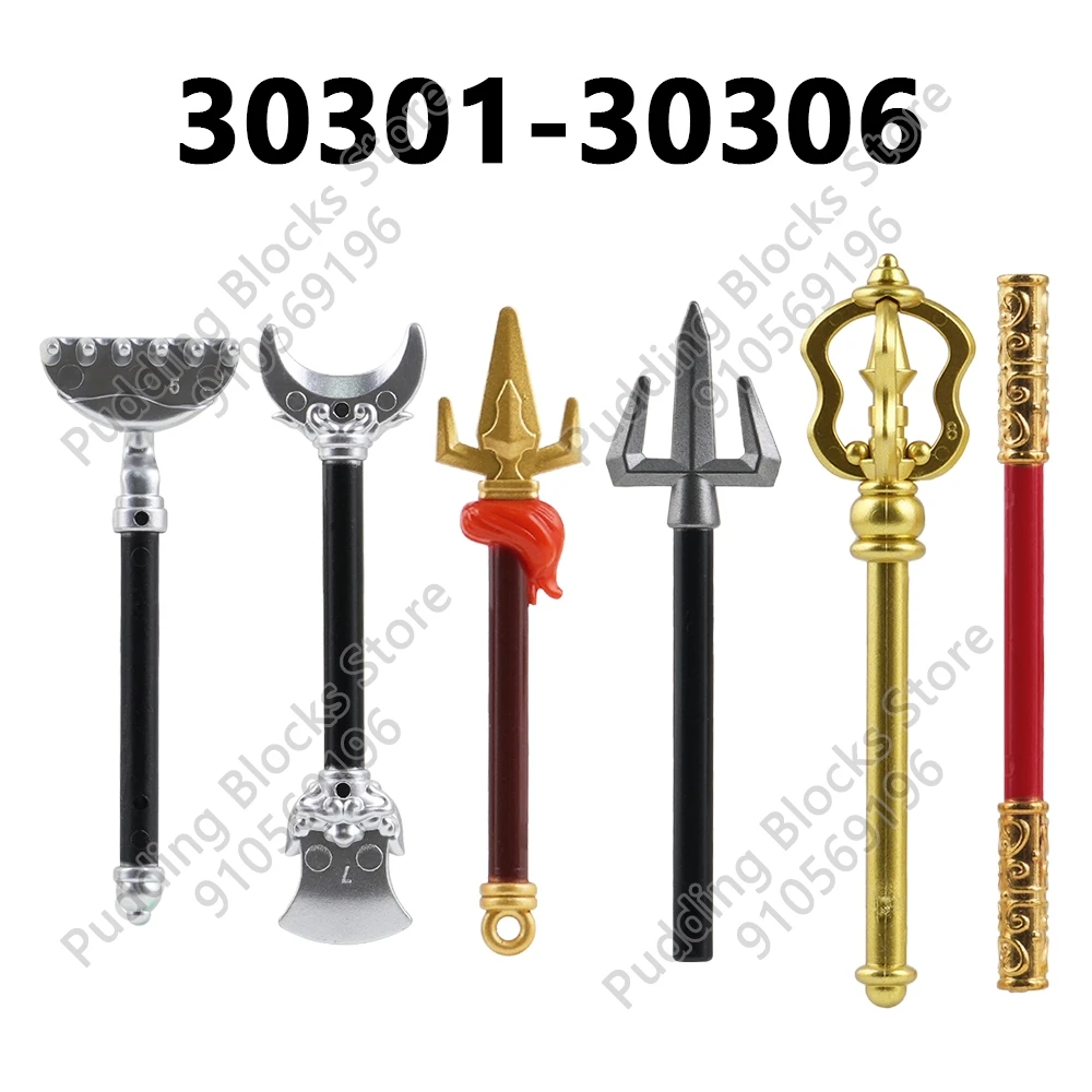 30301-30306 Compatible Black Myth Wukong Action Figures Parts 30301 30302 30303 30304 30305 30306 Bricks Blocks Accessories Toys