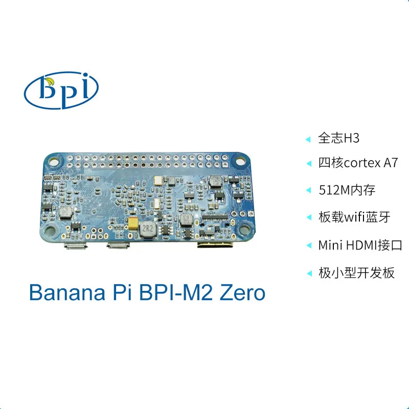 Imagem -04 - Banana Pi-zero Quad-core Allwinner h3 Board Computer Suporta Linux Android Desenvolvimento de Código Aberto Placa Única 512mb Ddr3 Ram Bpi-m2