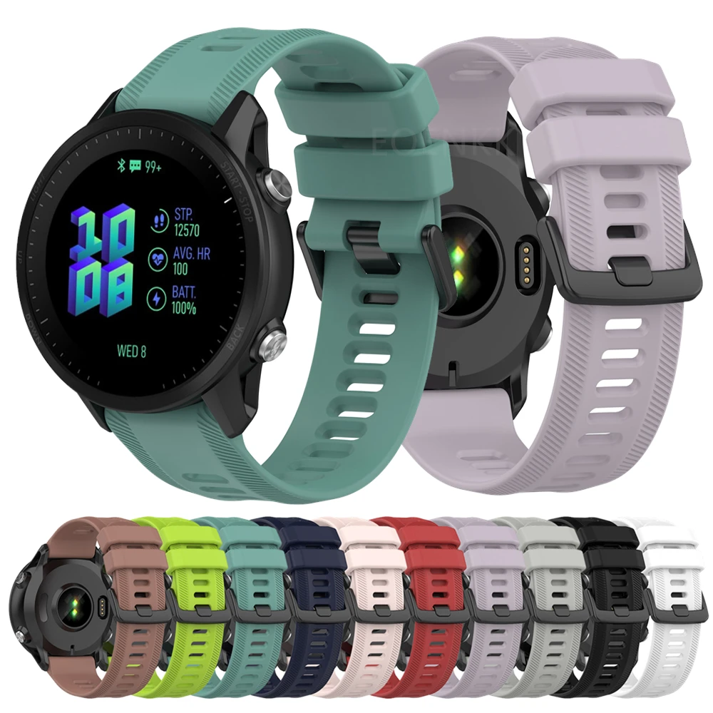 สายซิลิโคนสำหรับ Garmin Forerunner 955 945สาย935สายนาฬิกาข้อมือสำหรับ Garmin Fenix 5 6 Pro สายรัดข้อมือเปลี่ยน Correa