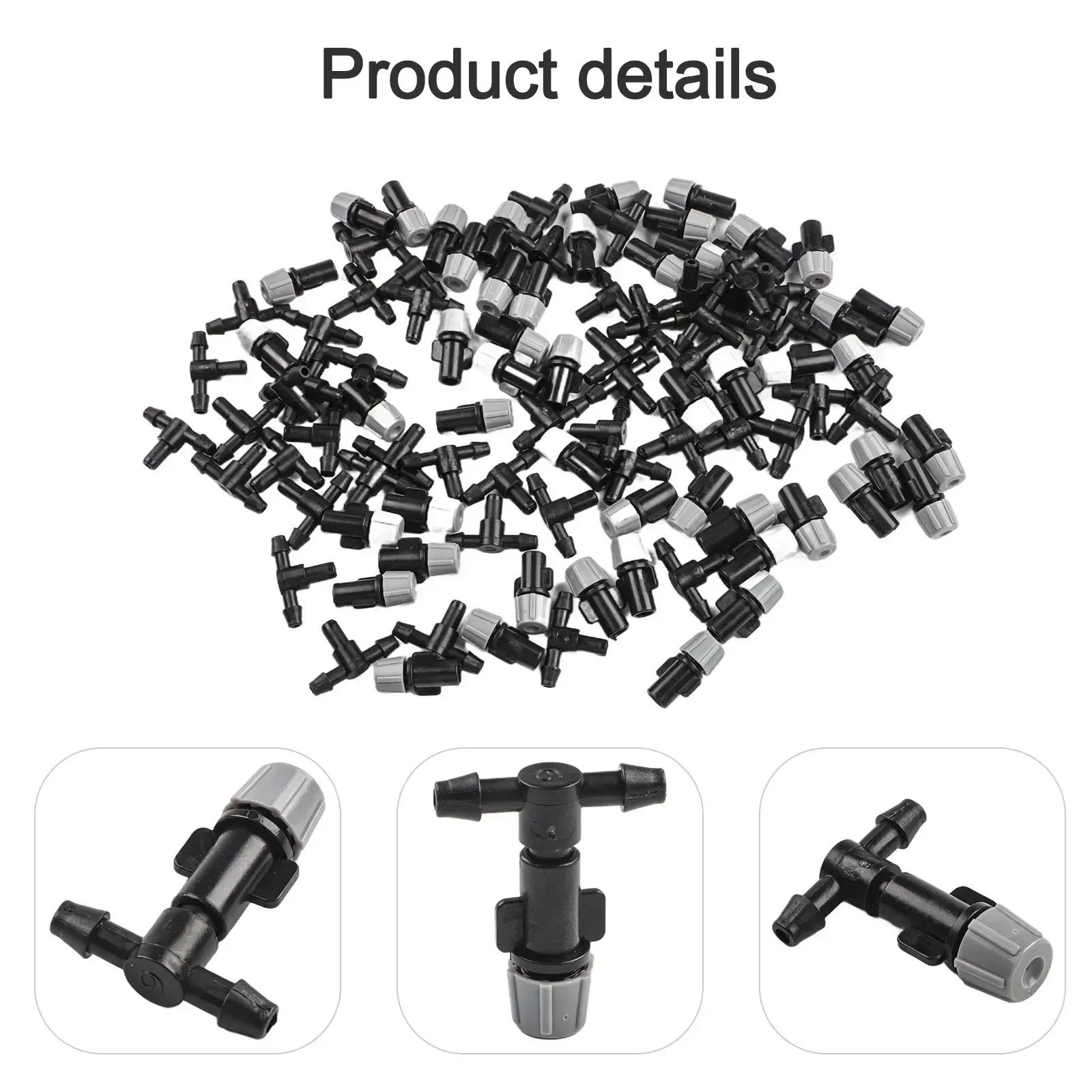 Watering Applications 4 7mm Drip Irrigation Drip Irrigation Components Device Flexible Watering Solutions For Lawns