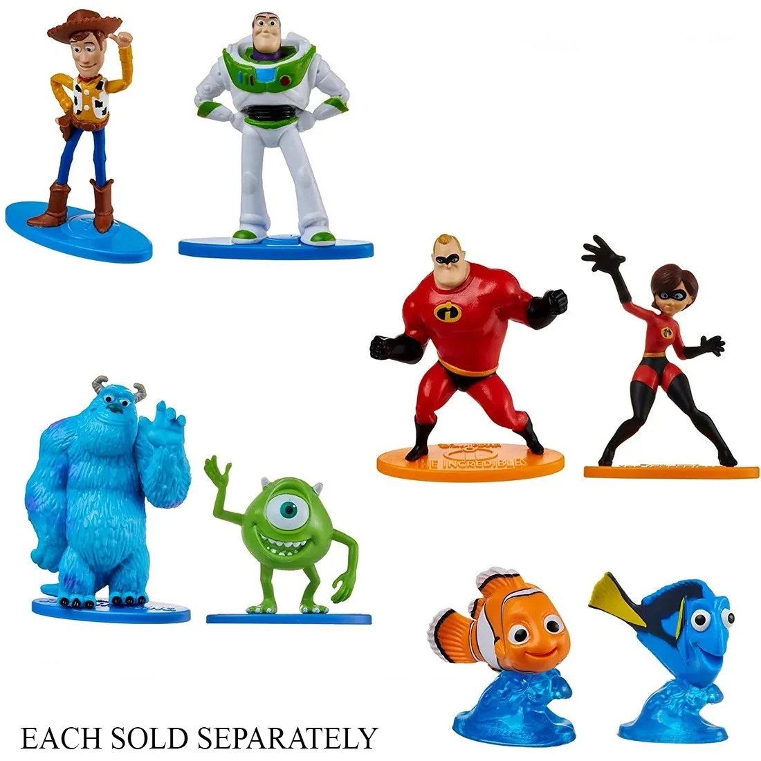 

Original Mini Disney Pixar Toys Story Woddy Buzz Lightyear Mike Sulley Monsters University Finding Nemo Anime Figures Toys Gifts