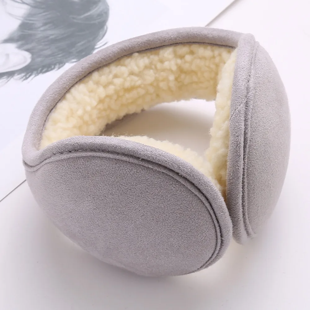 พับWindproof Unisexตุ๊กตาด้านหลังหัวProtectorแถบคาดศีรษะฝาครอบหูMan EarmuffหนาEarwarmerหญิงหูFlap