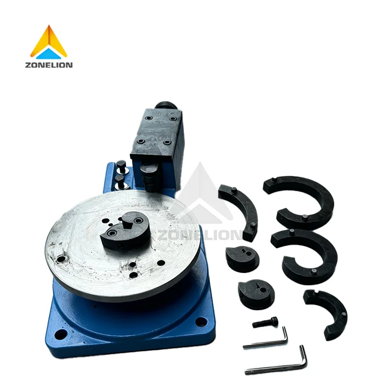 Flat Steel Flower Bending Machine Manual Wrought Iron Scroll Twist Decorative Cold Forming Equipment Easy to Operate