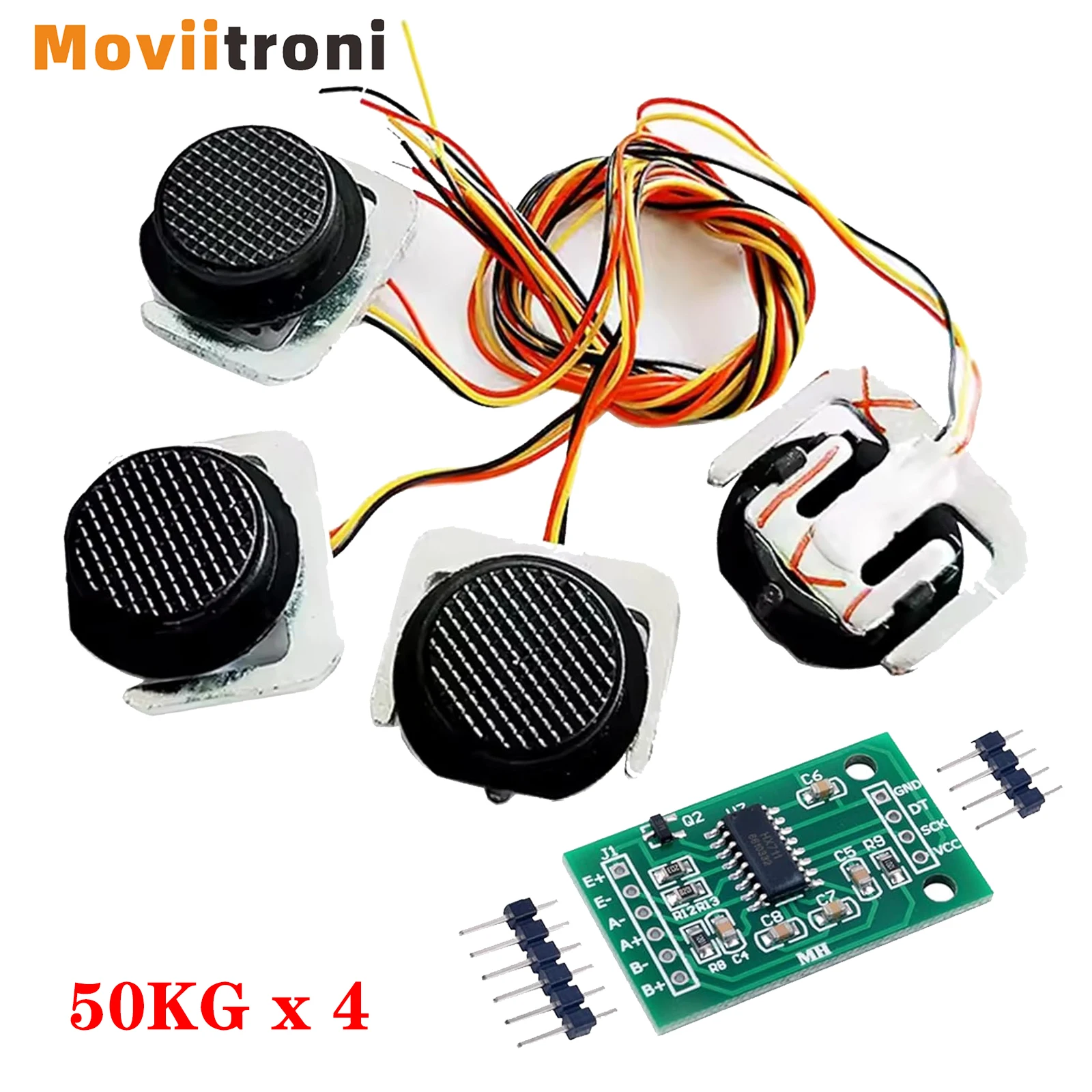 HX711 GEWICHTSSENSORMODUL 5 kg Wägezelle für Mikrocontroller (HX711 und HX711 GEWICHTSSENSORMODUL 5 kg Wägezelle für Mikrocontroller (HX711 und