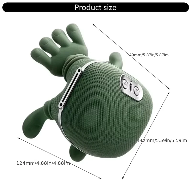 New Shoulder and Neck Massager, Fully Automatic Charging Finger Press Hand Massager (Without Heating)