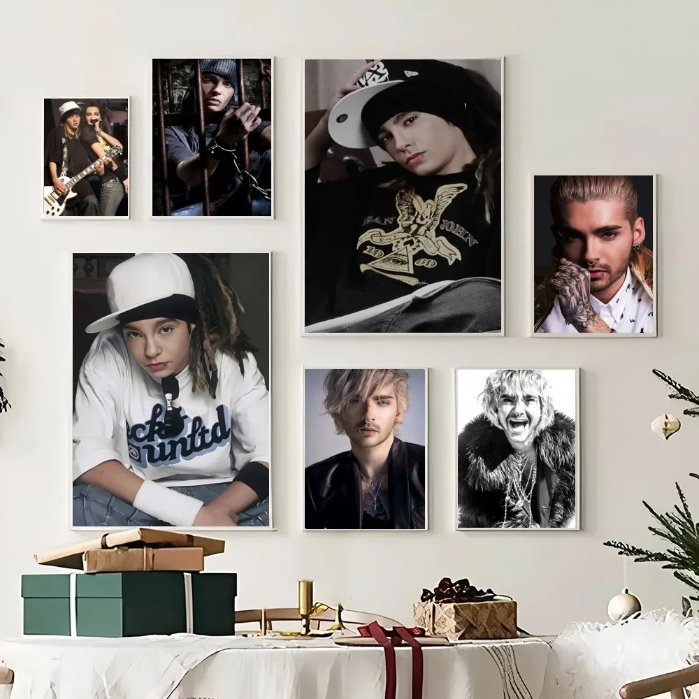 1pc B-Band Bill Kaulitz Tokio Hotel Poster Paper Print Home Bedroom Entrance Bar Cafe Art Painting Decoration