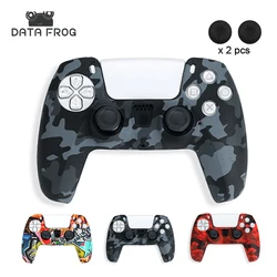 Custodia protettiva in pelle DATA FROG Camo per SONY Playstation 5 custodia in Silicone per accessori per Controller PS5