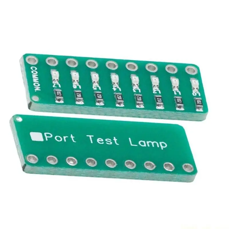 A2BE LED Port Test Light With Through Hole Openings For Small Circuit Review, Port Reading, and Repair Table Use