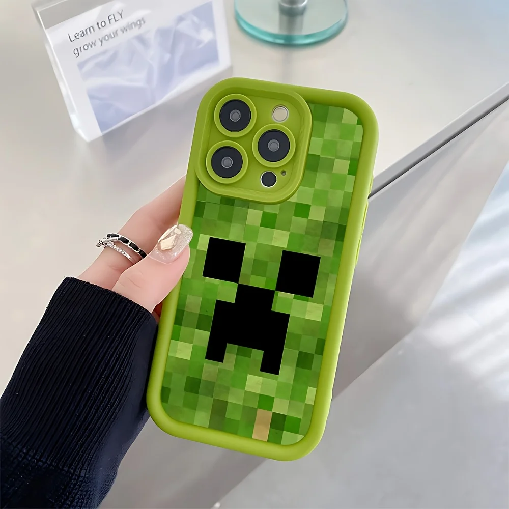 حافظة لهاتف آيفون 17 16 15 14 Pro Max Plus Air 13 12 11 XS X XR 16E غطاء ناعم مقاوم للصدمات