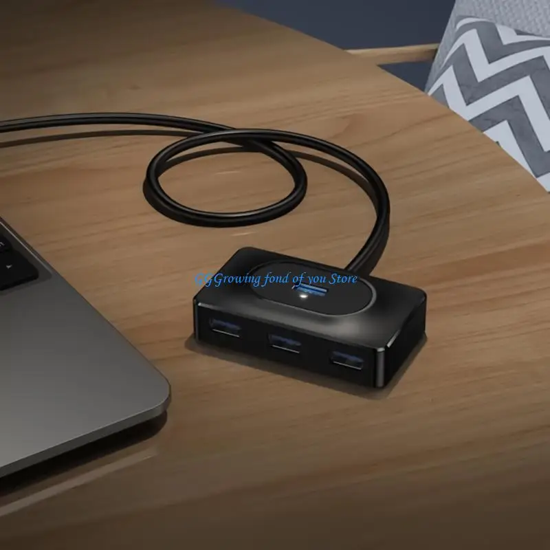 

H9EB 5Gbps USB Type C to 4 Port USB3.0 USB Splitter Hubs PC Computer Accessories
