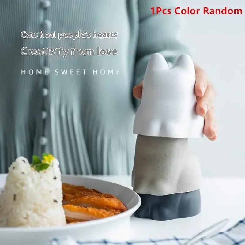 1PC Cat Shape Rice Ball Mold Sushi Press Kitchen Food Utensil Convenient DIY Outdoor Tableware