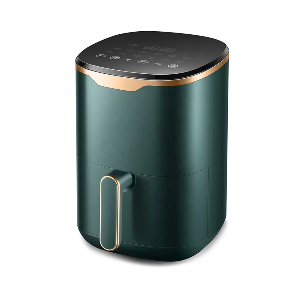 Small Capacity OEM No Oil Smart Nonstick 2L Digital Air Fryer Touchscreen