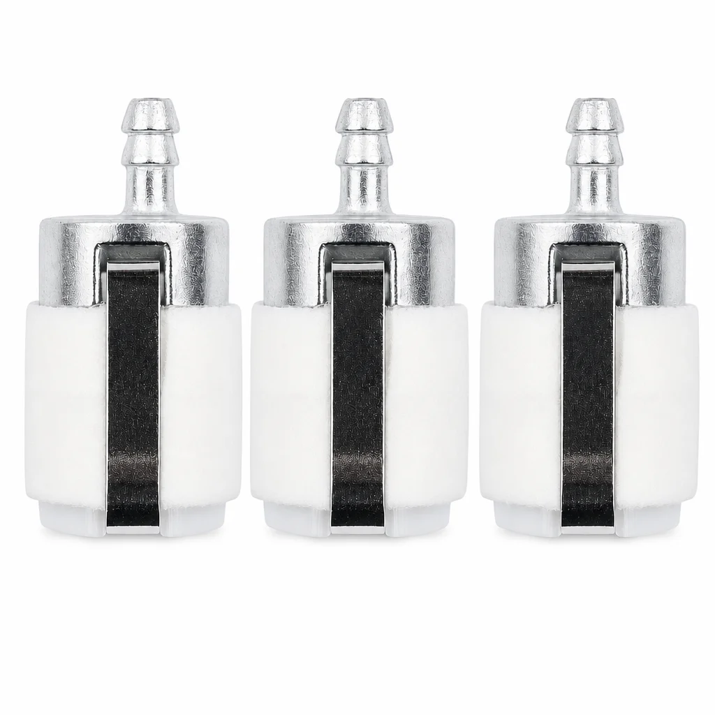 3 Pack Fuel Filter Replacement for Husqvarna 150BT 350BT 170BT 180BT Echo SRM225 SRM260 PB770 Blowers, OEM 125-528 610-717