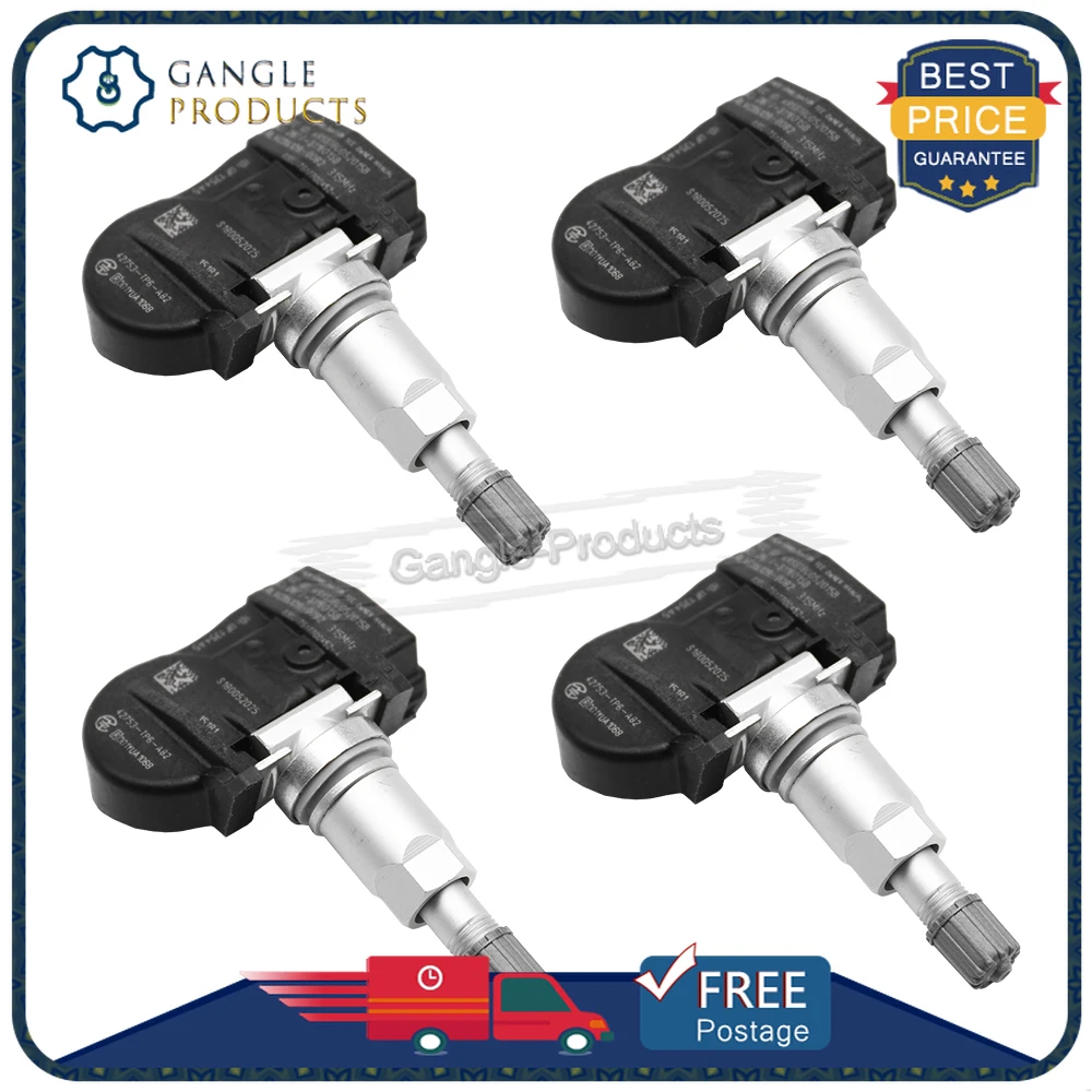 

4pcs 42753-TP6-A82 FOR 2011 2012 2013 HONDA CR-V TIRE PRESSURE SENSOR TPMS HONDA TIRE AIR PRESSURE SENSOR 315MHz