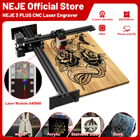 NEJE 5 Plus Laser Engraving Cutting Machine Laser Cutter Router Laser Engraver Metal Bluetooth Wireless Control Offline Work