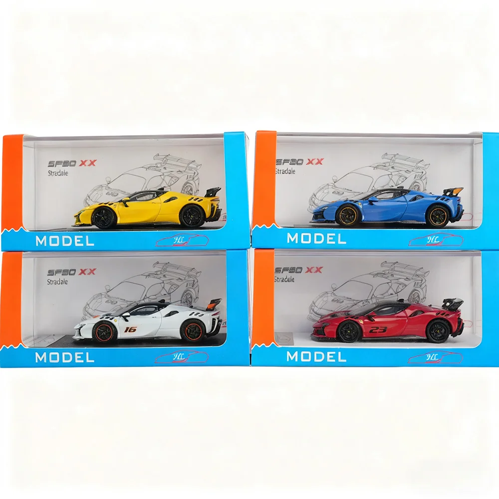 

1:64 Литая под давлением модель суперкара SF90 Стиль Высокая деталь из сплава Ограниченная серия Коллекционная игрушка-дисплей