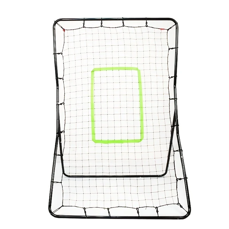 Baseball Rebounders Pitchback Nest Pitch Return Trainer Rebound Net with Attachable Pitching Target Fielding for Grounders