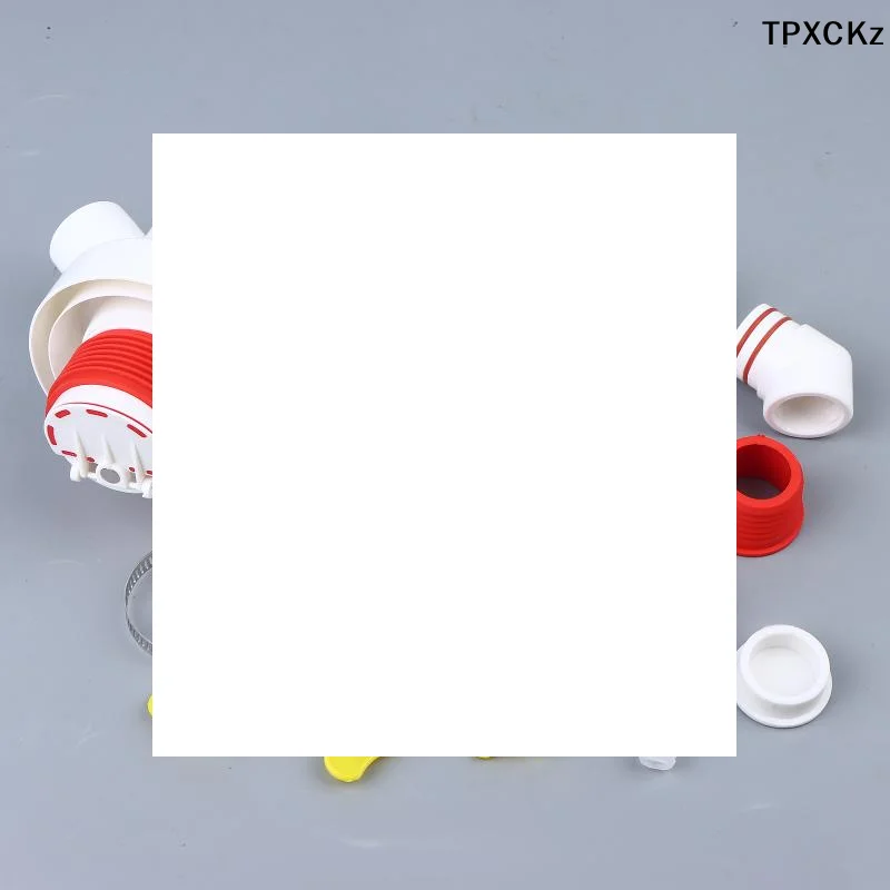 Washing Machine Drain A Three-Way Drain Distributor, A Dryer, A Drainage Pipe, A Three-Way Anti-Backflow Check Valve Connection