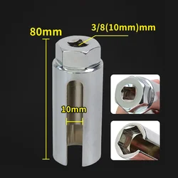 22mm Oxygen Sensor Socket Oxygen Sensor Removal Wrench 3/8 Efficient Torque For Various Car Model Versatile Applications