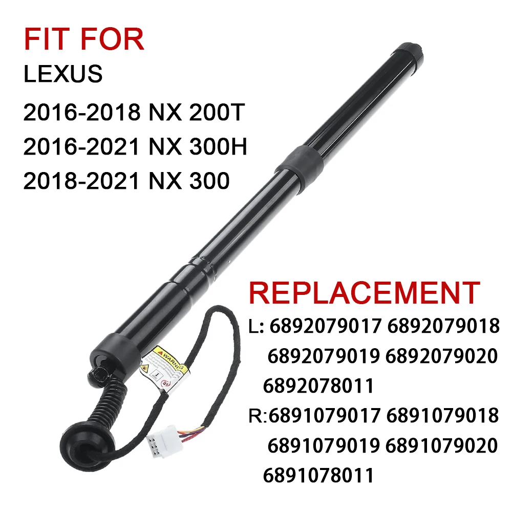 For Lexus NX200t NX300 NX300h 2017-2021 Electric Rear Hatch Lift Struts Trunk Tailgate Power Shock Support 6892079017 6891079017