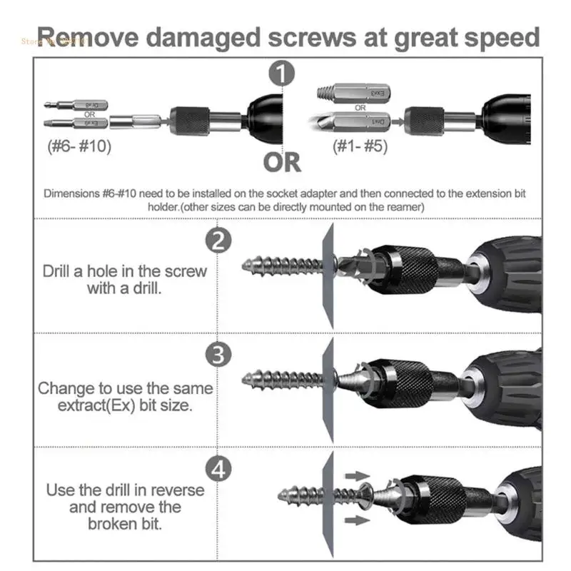 22Pcs Extractor Screwdriver Remover Purpose Tools Disassemble Screws Dropship