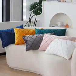 Various Color Pillow Cover Ultra Soft Decorative Sofa Throw Cushion Cover Pillowcase Living Room Funda Cojin 30x50 Rectangular
