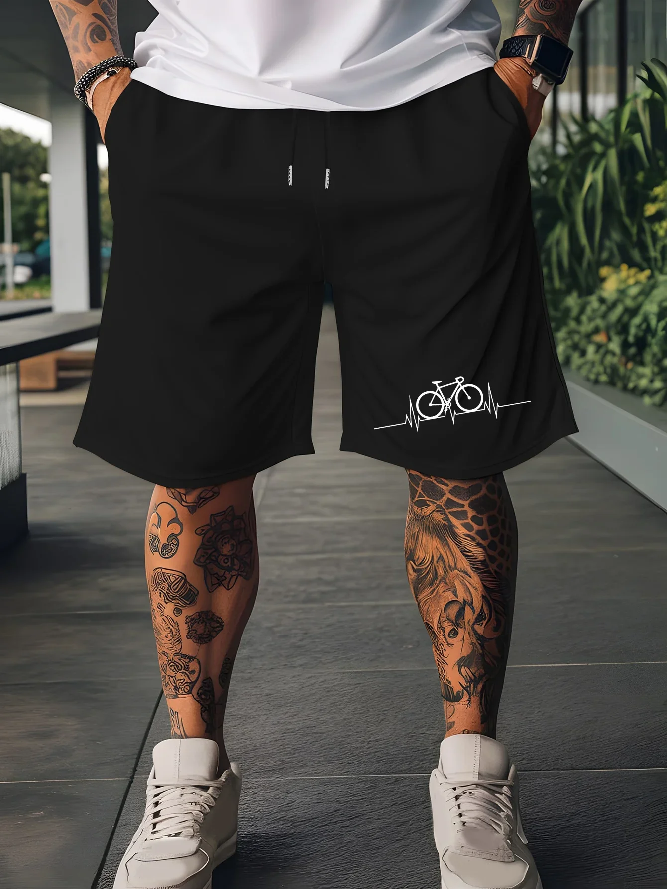 Hot Sales Men's Short Sportswear Printed Casual Short Trouser Outdoors Jogging Sports Man Shorts Daily Street Half Pants Summer