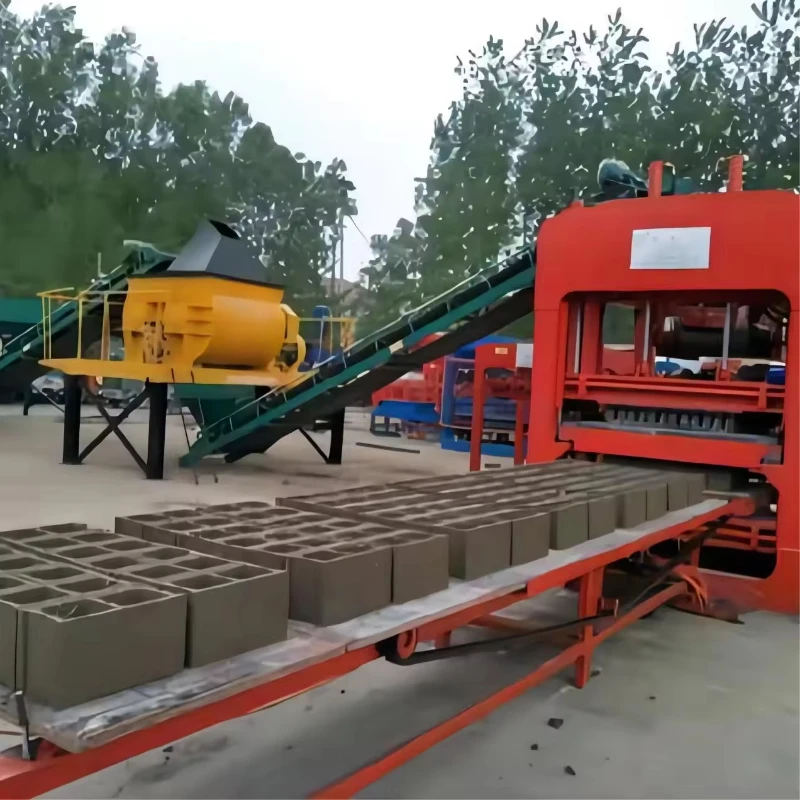 YG Full Automatic Block Brick Making Machine Construction Concrete Block Brick Making Machinery Production Line Price for US