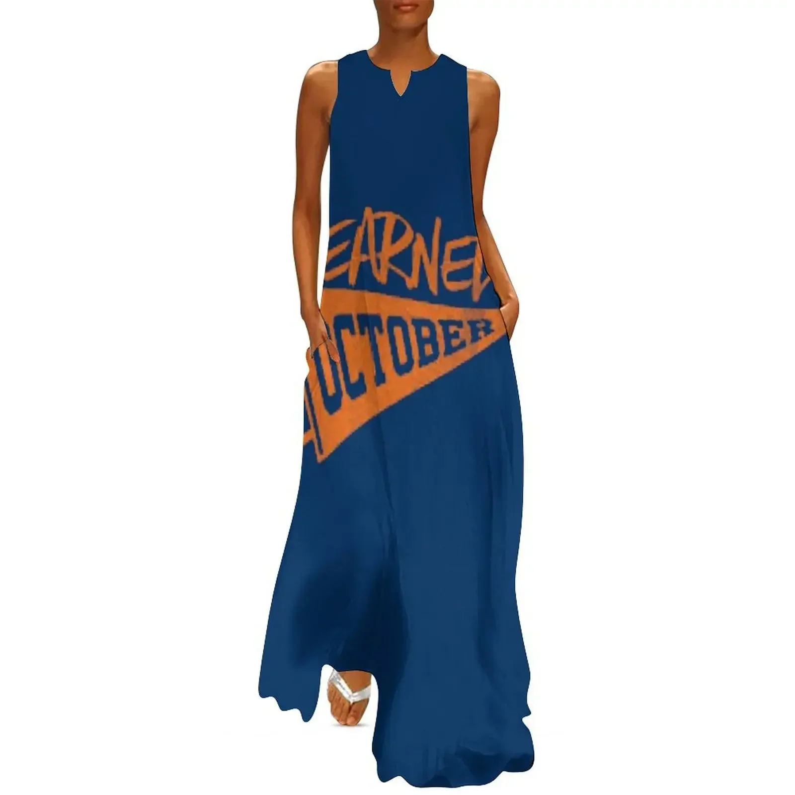

LIMITED HOUSTON PLAYOFFS DESIGN - Earned October Long Dress Long dress women party dresses Dress