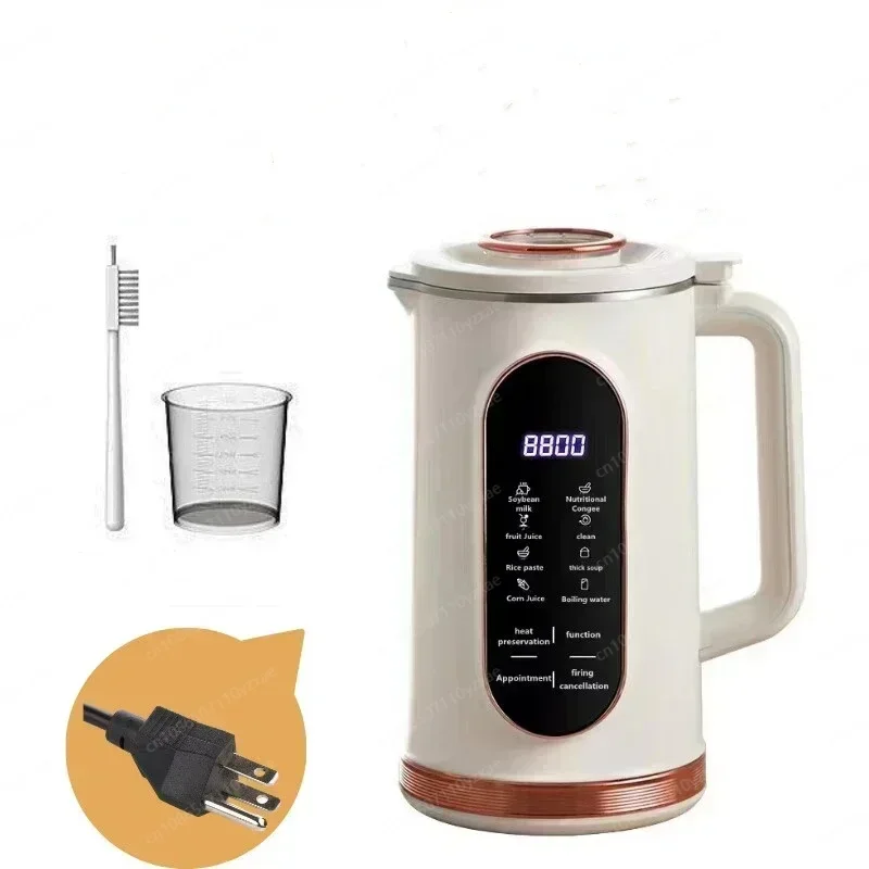 220V 110V 0.8L 1.2L Soybean Milk Machine Multifunction Wall- breaking Juicer Soymilk Maker Portable Blender Mixer Water Kettle