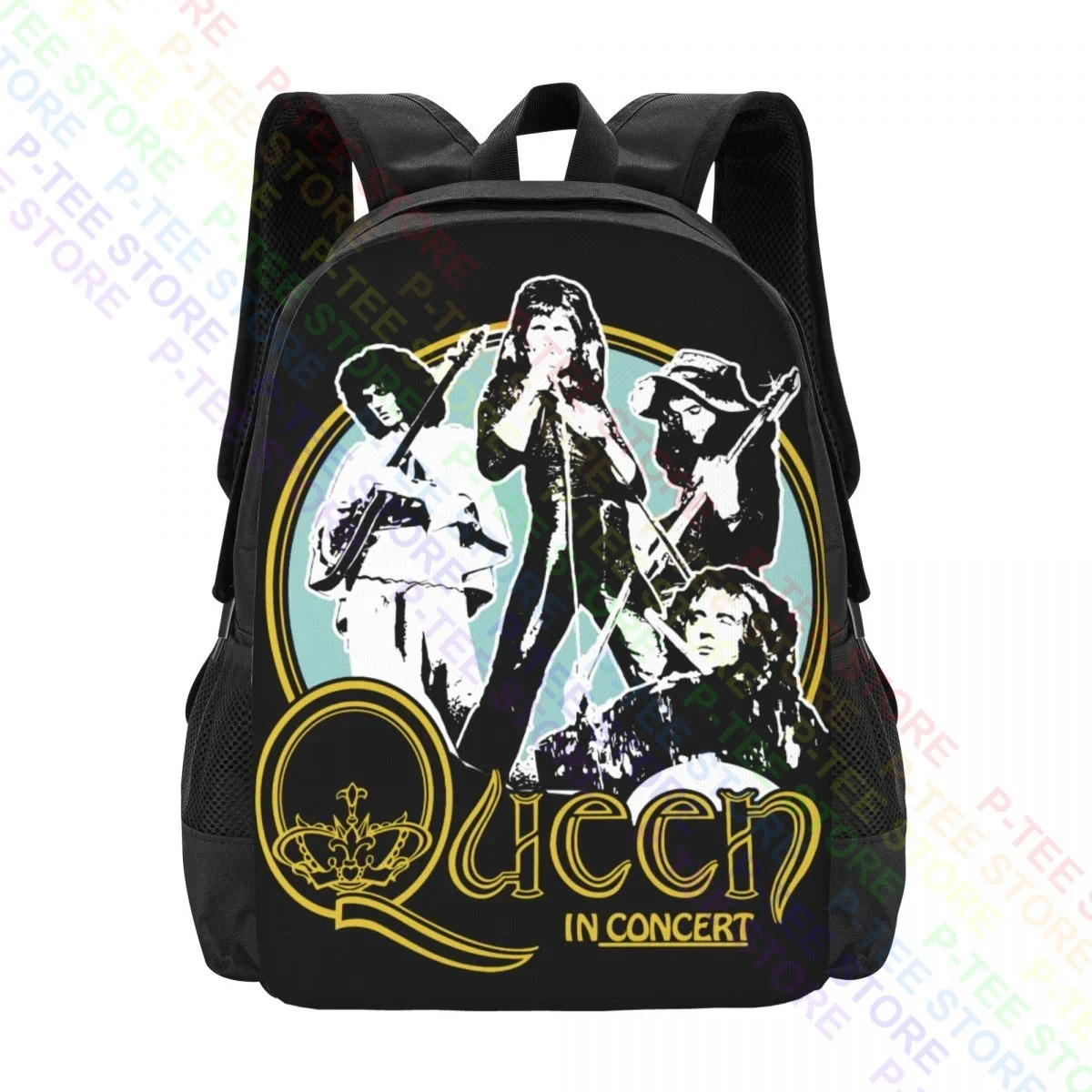 Queen-mochila con estampado artístico de Freddie MercuryBackpack, 2019 In, gran capacidad