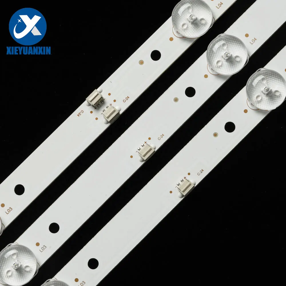 828mm Led Backlight Strip For JS-D-JP43DM-A81EC B82EC E43DM1000 MCPCB BBK 43LEM-1043/FTS2C 43LEM-5043/FTS2C 43LEX-5058/FT2C