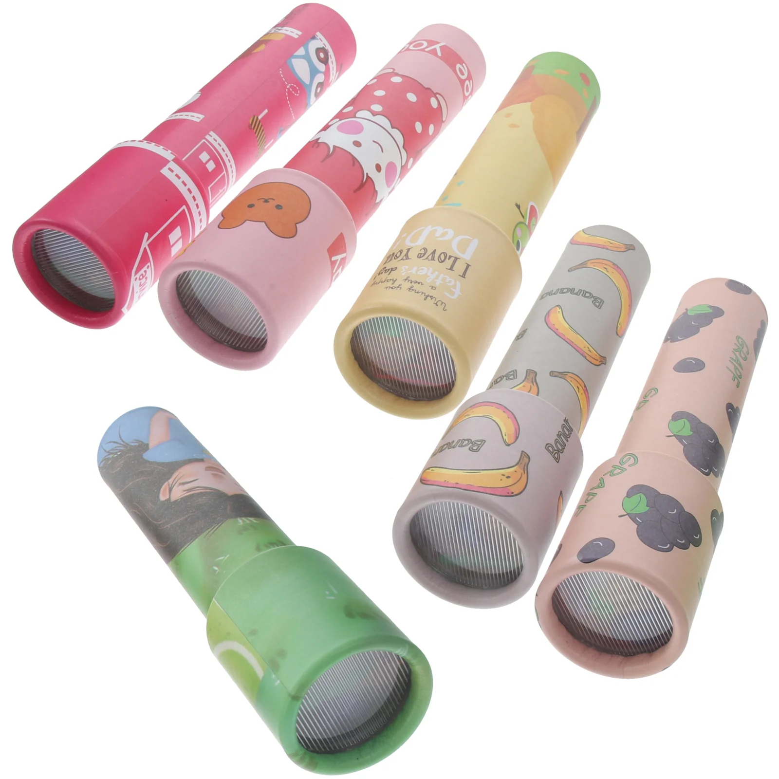 30 Pcs Kaleidoscope Paper Kaleidoscopes Cartoon Educational Toy Children Explore Kids Observe